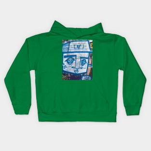 Fred big head Kids Hoodie